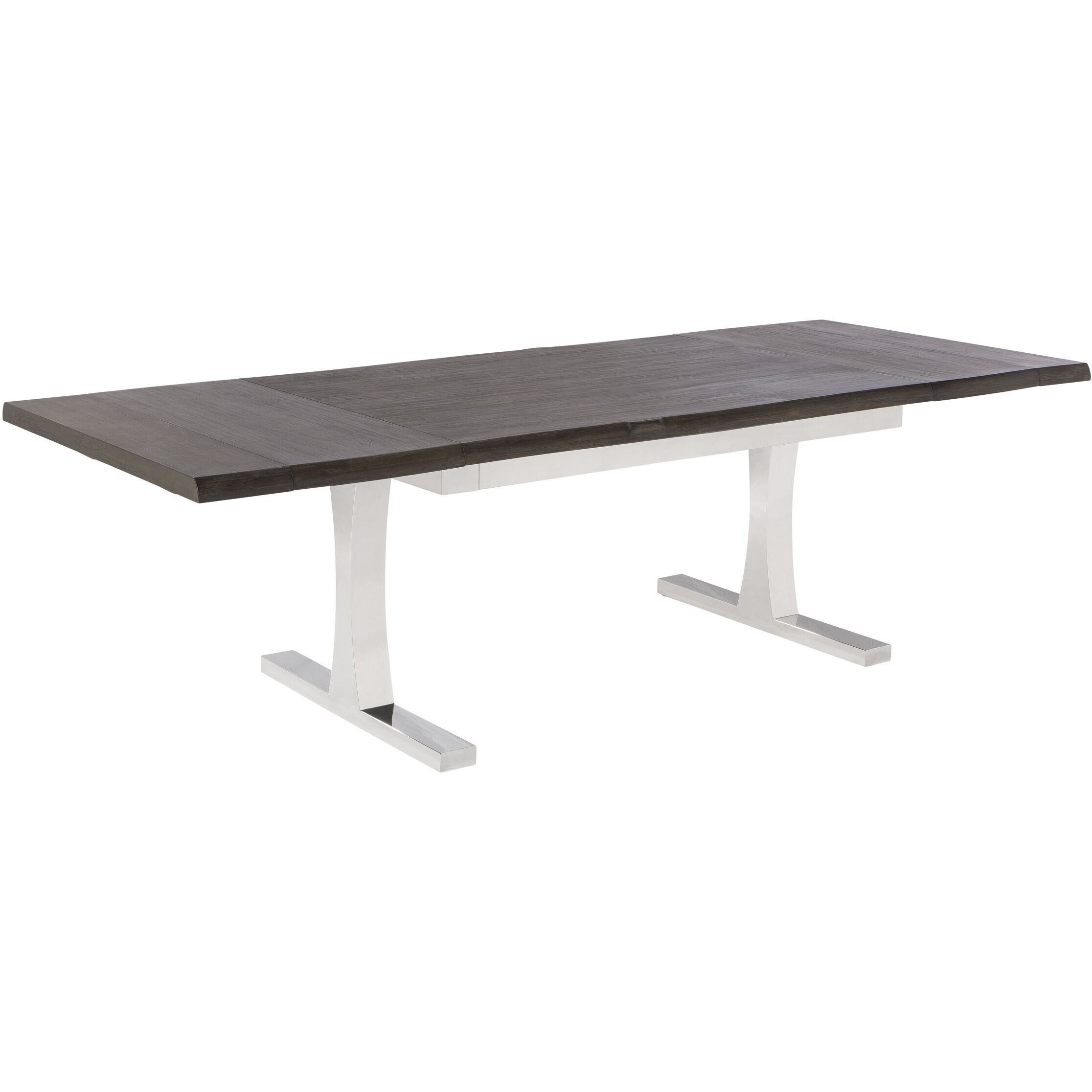 Marquez 71 X 42 inch Gotham Grey / Polished Extension Dining Table
